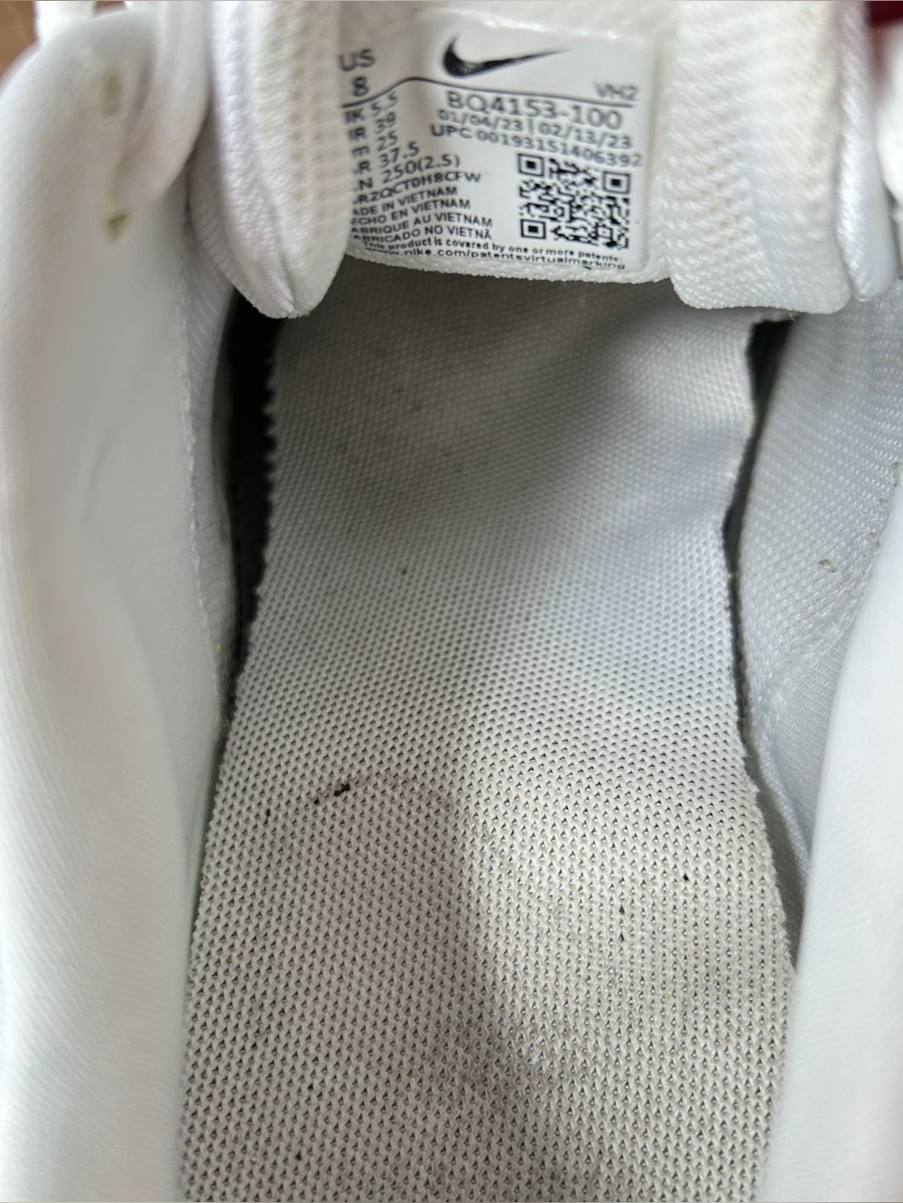 Nike White Sneakers Size 8 Tennis Shoes RYZ 365 Summit - Picture 3 of 16
